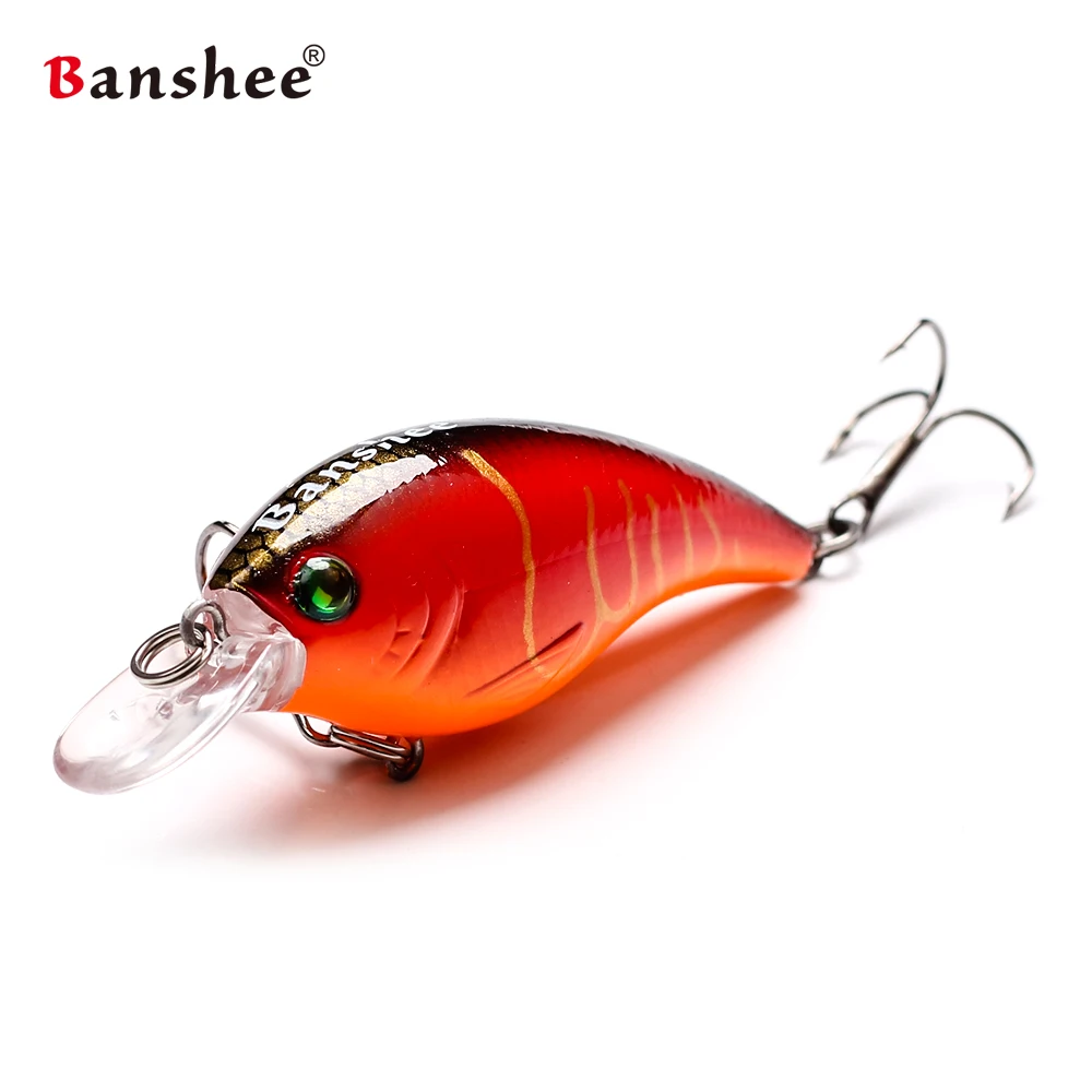 الشؤم 60 مللي متر 10g Crankbait باس/بايك الصيد إغراء سمك السلمون المرقط السواعد/غرق Wobblers ل التصيد الاصطناعي الصلب الطعم حشرجة جثم