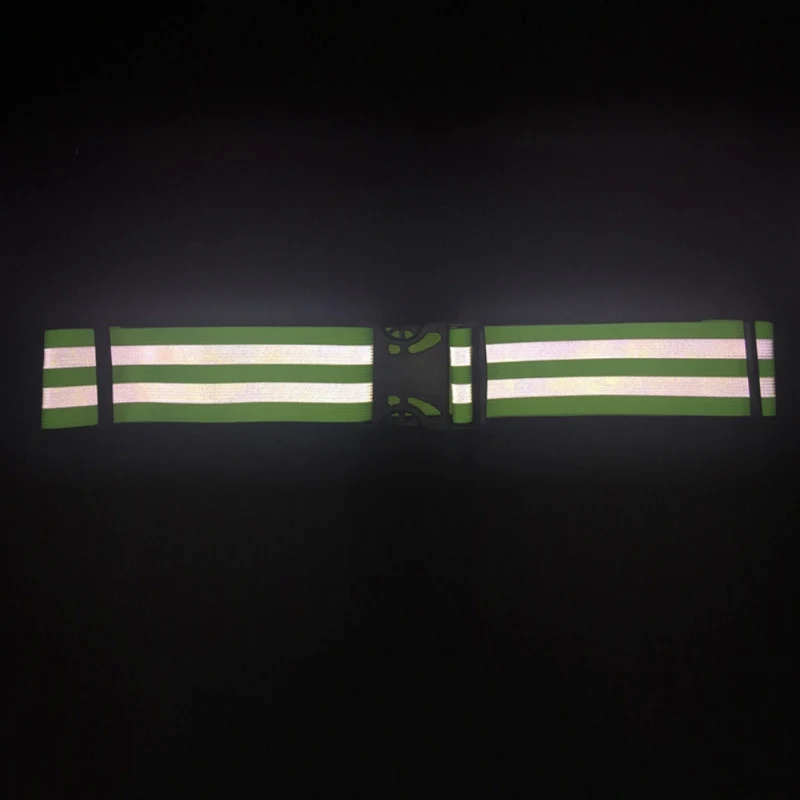 

1PcHigh Visibility Reflective Elastic Waist Belt Support Adjustable Safety Security Waist Belt For Night Running Walking Cycling