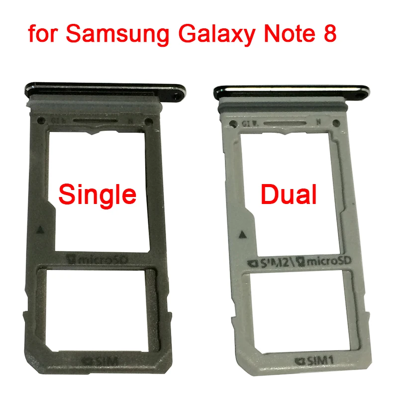 100 шт. один лоток для двух Sim-карт с держателем Micro SD карты Samsung Galaxy Note 8 N950 N950FD