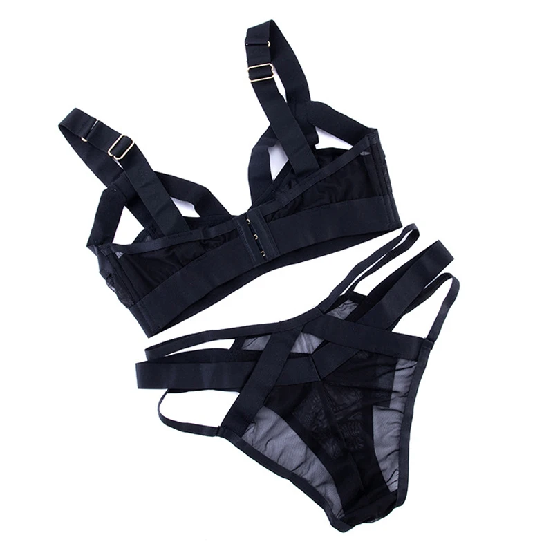 Wriufred Ultra-thin Hollow Out Sexy Underwear Bra Set Large Size Lingerie for Ladies Wire Free Personality Bra&Brief Sets New Wriufred Ultra-thin Hollow Out Sexy Underwear Bra Set Large Size Lingerie for Ladies Wire Free Personality Bra&Brief Sets New