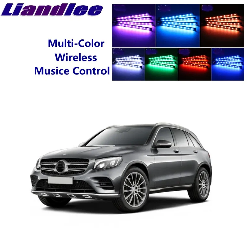LiandLee For Mercedes Benz GLC MB X253 C253 2015~Onwrok Install of Car Seats Accent Interior Atmosphere Light