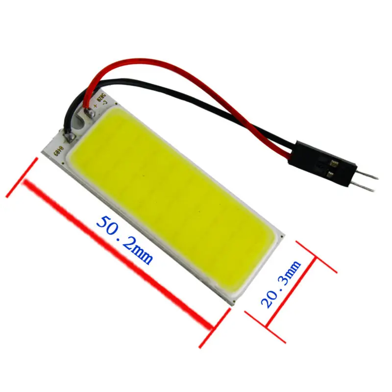 4 шт. T10 COB 36 SMD; Автомобильные светодиоды панель автомобиля лампы авто лампа для чтения в помещении лампа купольная гирлянда BA9S DC 12 В