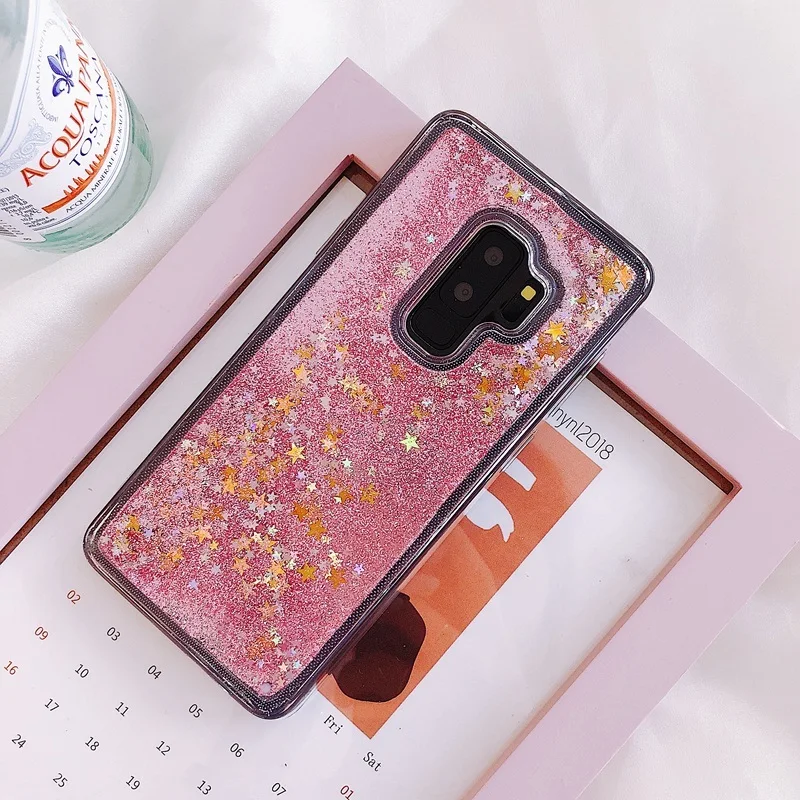 Bling жидкостный Мягкий силиконовый чехол для телефона для Xiaomi mi F1 A1 A2 5X6X8 9 Lite Red mi Note7 6 5 Pro Red mi S2 4A 6 6A 5 Plus 5A крышка