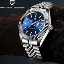 PAGANI Mens Watches Top Brand Luxury Watch Men Automatic Mechanical Watch Men Stainless Steel Waterproof Clock Montre Homme 2019 forsining date month display rose gold case mens watches top brand luxury automatic watch montre homme clock men casual watch