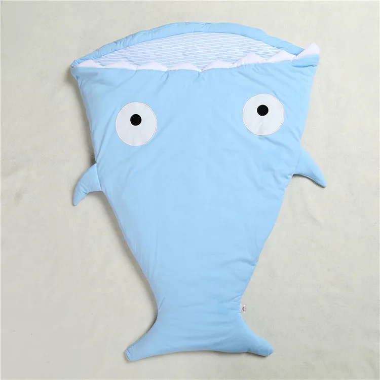 YAFFIML/спальный мешок с милой акулой для малышей; зимние коляски для новорожденных; Пеленальное Одеяло; постельные принадлежности; конверт