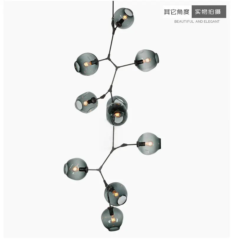 Good Value Glass Ball Branching Bubble Pendant Chandeliers For Glass Ball Branching Bubble Pendant Chandeliers For Dining Room Living Modern Chandelier Lighting Re Led