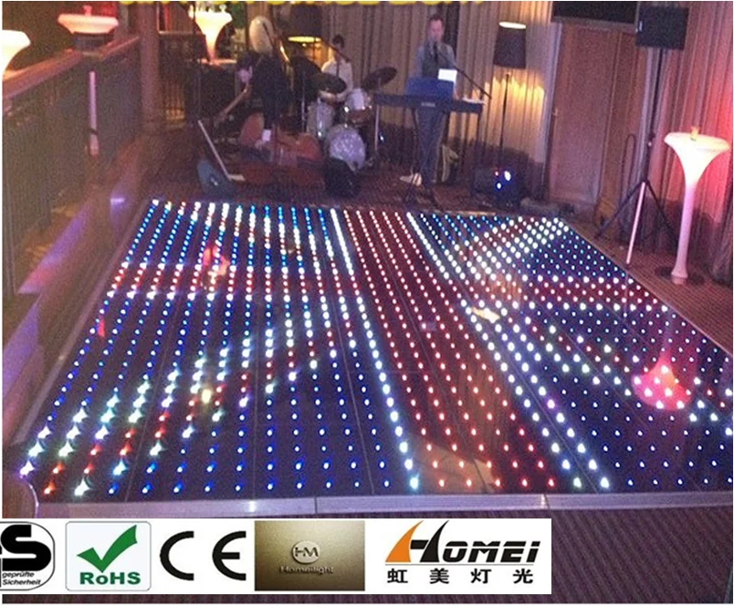 Arylic дискотека этап P10cm открытый RGB танец Плитки светодиодный видео, танцпол