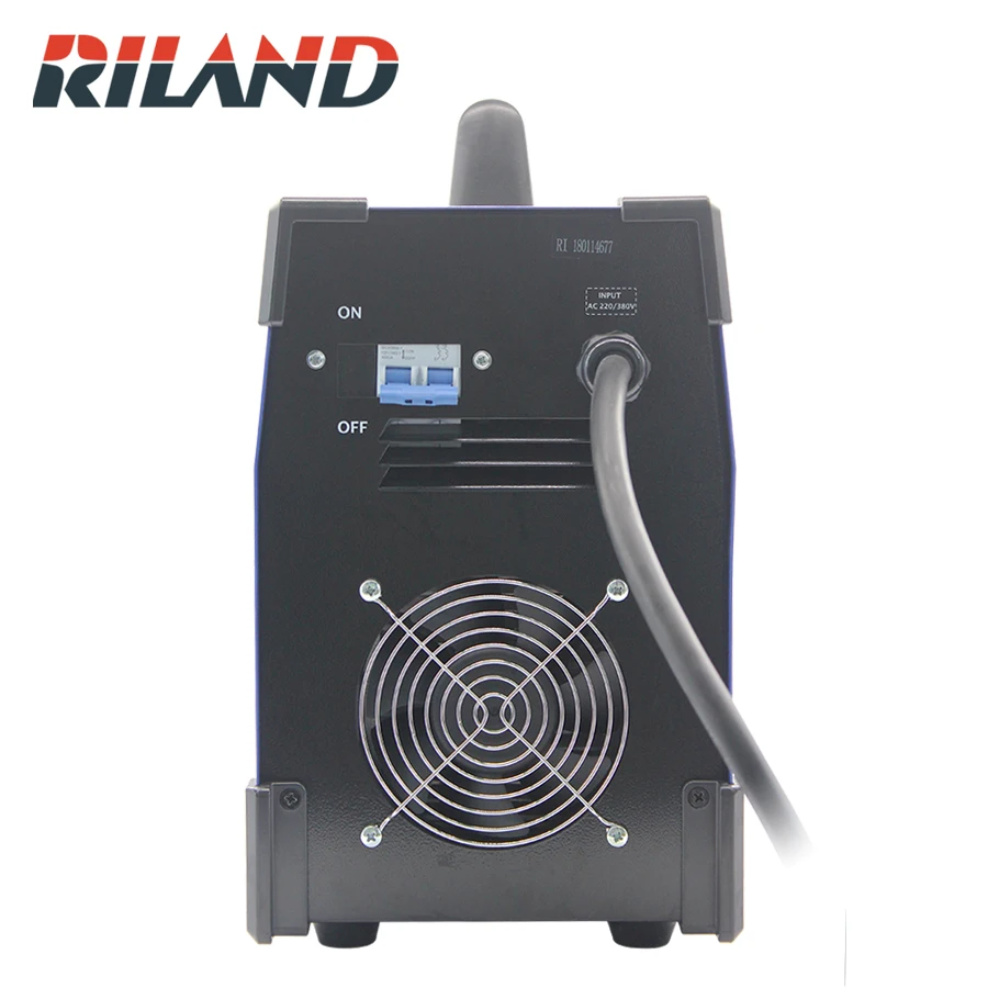 RILAND двойное напряжение 220 V 380 V ARC MMA Электрический сварочный аппарат IGBT инвертор сварочный однофазный двухфазный 30-280A