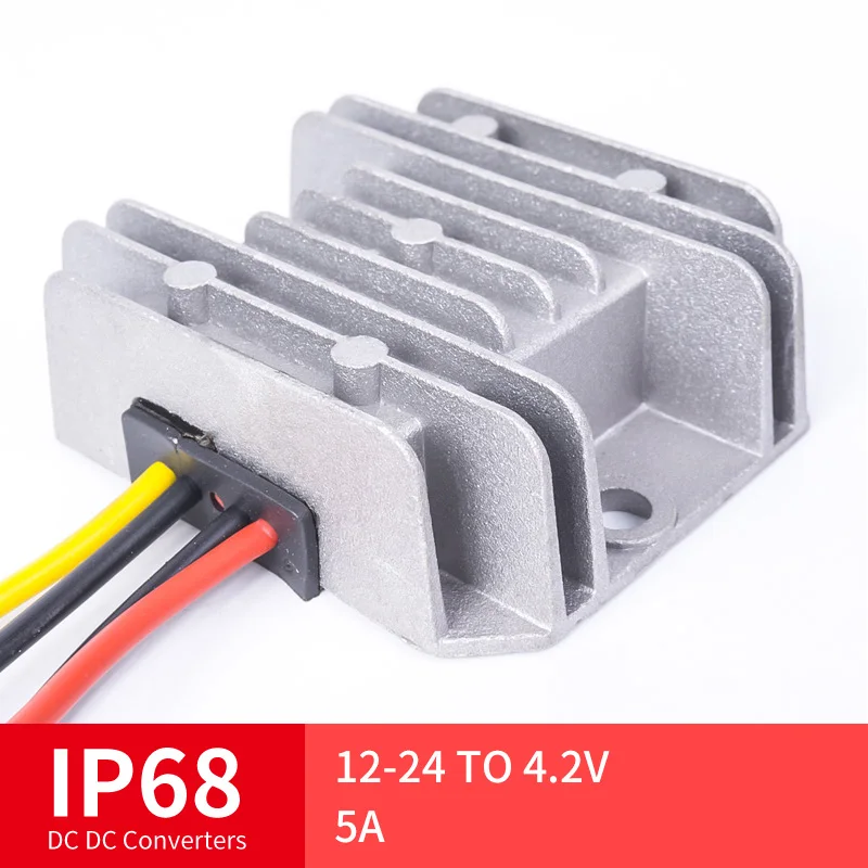 

12-24 TO 4.2V 5A High Quality DC Converter Step-Down DC Voltage Regulator Voltage Mutual, Suitable for Automot