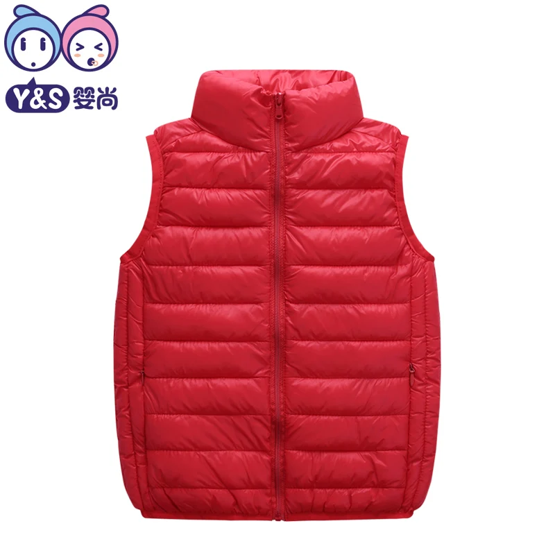

Y&S 2018 New Autumn Winter Vest For Boys Girls Children Waistcoat Fashion Spring Kids Clothes Warm Outerwear Coat Clothing