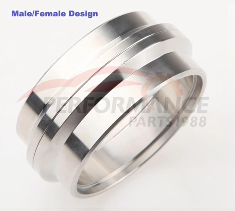 2.5&quot Self Aligning Male/Female V-Band Vband Flange Ring CNC 304 Stainless Steel | Автомобили и мотоциклы