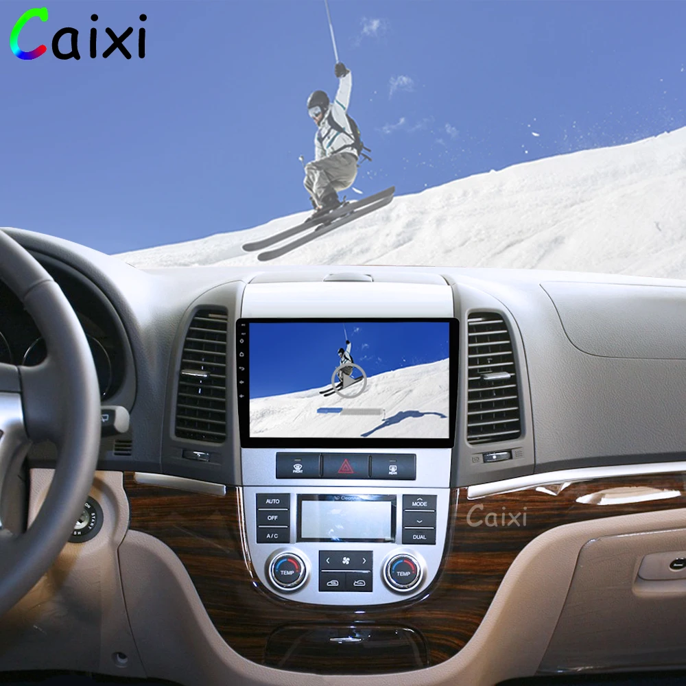 Best CAIXI  Android 8.1 Car Radio Multimedia Vdeo Player for Hyundai Santa  Fe 2 2006-2012 2 Din  Navitei GPS navigation Dvd Player 7