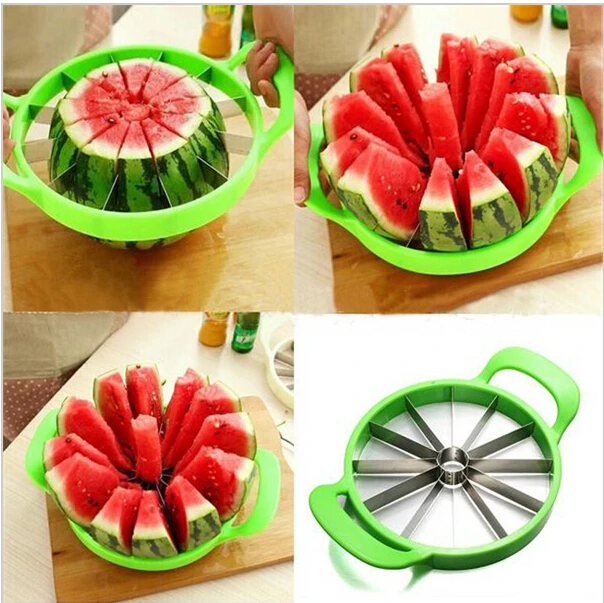 

(Inner Dia.21cm) Watermelon cutter Convenient Kitchen cooking Fruit Cutting Tools Watermelon Slicer Fruit Cutter Kitchen(055)