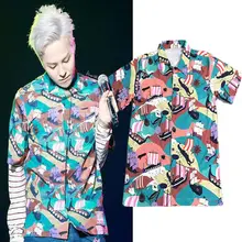 Гавайская рубашка с рисунком Харадзюку, унисекс, короткий рукав, отложной воротник, пляжные рубашки