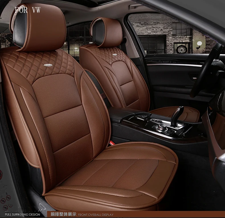 waterproof pu leather car seat cover for Volkswagen vw polo golf 4 7