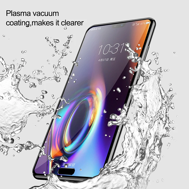 Baseus 0,3 мм 3D поверхность Полное покрытие экрана протектор для huawei P20 P20 Pro закаленное стекло 9H Защитное стекло для huawei P20