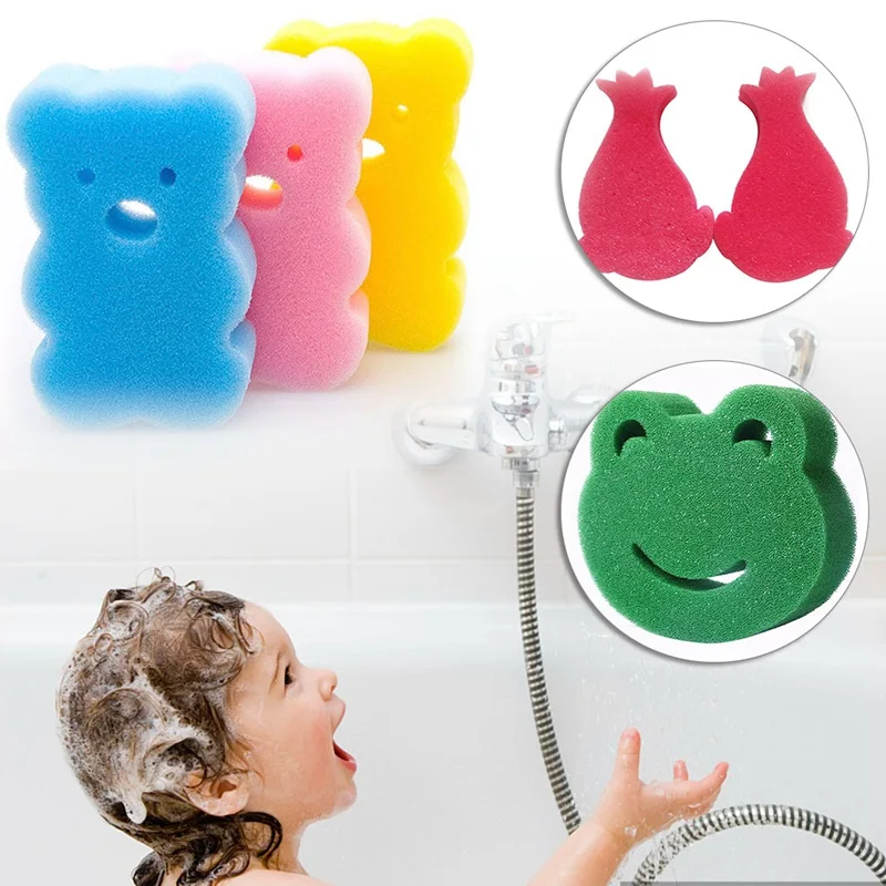 Bath Accessories Baby Infant Shower Faucet Wash Child Brush Bath Brushes Sponges Rub Sponge Cotton Rubbing Body