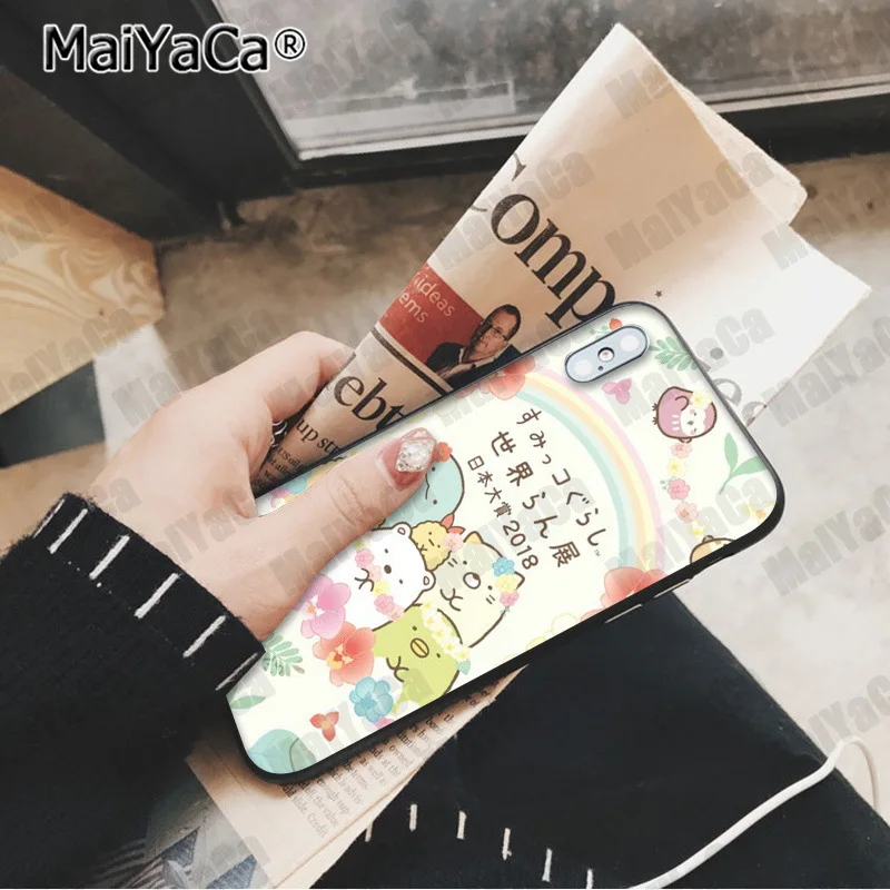 MaiYaCa Kawaii Сумико гураши Coque Shell чехол для телефона iphone 11 pro 5Sx 6 7plus 8 8Plus X XS MAX XR - Цвет: A7