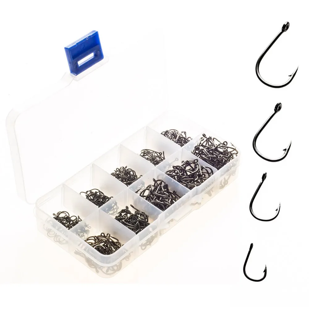 500Pcs-10box-Pack-50Pcs-box-3-12-Freshwater-Carbon-Black-Bait-Holder-Fishhook-Fishing-Hooks-Set