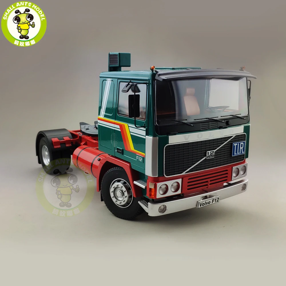 1/18 ROAD KINGS KK Volvo F1220 тягач 1977 литой автомобиль модели грузовиков игрушки для детей подарок зеленый и красный