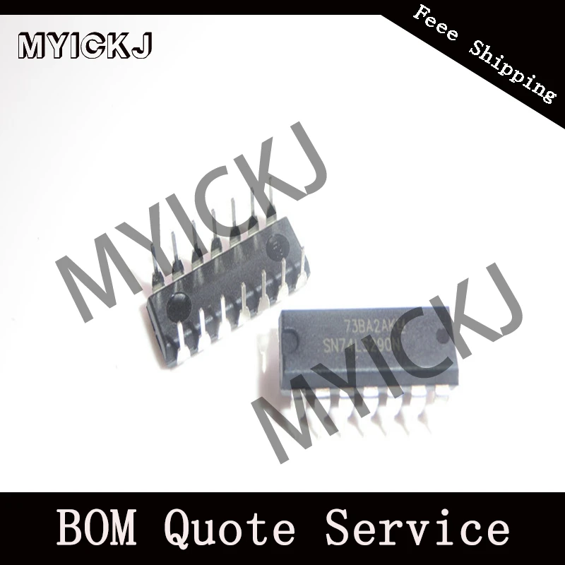 

5pcs SN74LS290N DECADE AND 4-BIT BINARY COUNTERS 14DIP IC CHIP