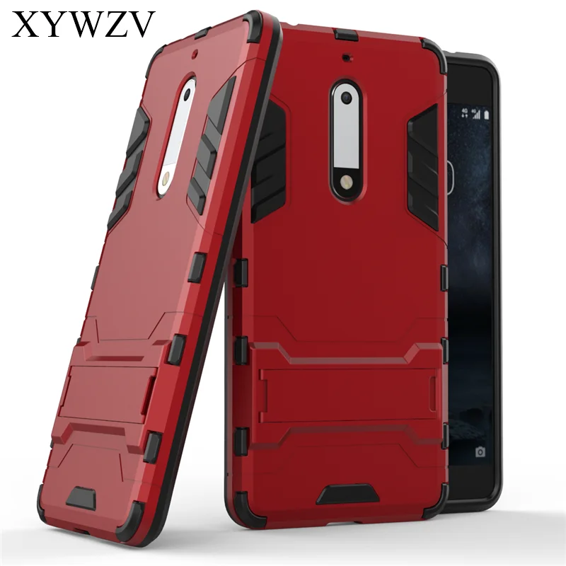 For Cover Nokia 5 Case Silicone Robot Hard Rubber Phone Coque XYWZV |