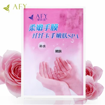 

6Pcs/lot Rose Essence Whitening Hand Mask Moisturizing Gloves Anti Wrinkle Smoothing Hand Wax Mask Exfoliating Callus Hand Film