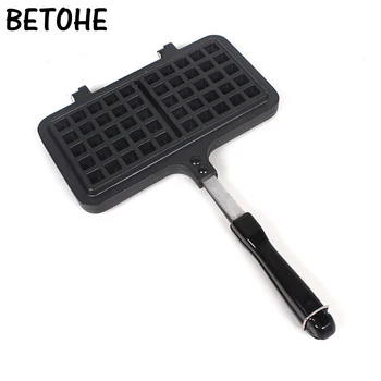 

BETOHE Two Grid Muffin Pan Muffin Mold Waffle Pan Maker Baking Tools Nonstick Pan Aluminum Bakeware Baking Accessories