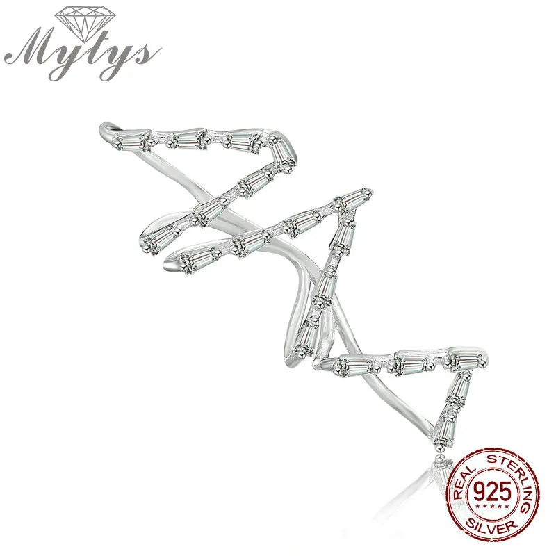 

Mytys Brand Design Women Clip Earring for One Ear Cuff Jewelry Earrings Geometric Fashion Accessory Girls Gift CE400