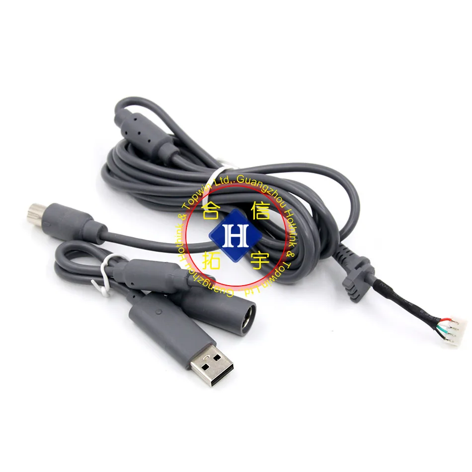 HOTHINK черный/серый 1,8 м USB игровой кабель для xbox 360/xbox 360 тонкий проводной для ремонта регулятора часть