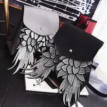 Женский модный рюкзак с крылом хорошего качества уникальный дизайн женская сумка из ПУ