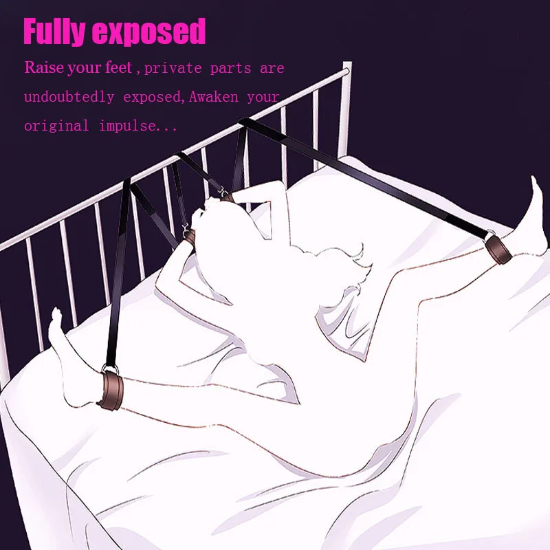 Наручники БДСМ бондаж эротические под кроватью удерживающая система взрослые