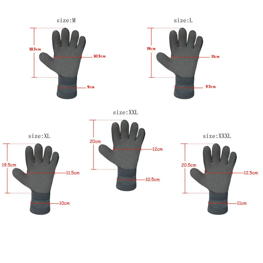 Перчатки для дайвинга 3 мм из неопрена теплые водонепроницаемые для подводной охоты походные мужские и женские зимние перчатки для рыбалки