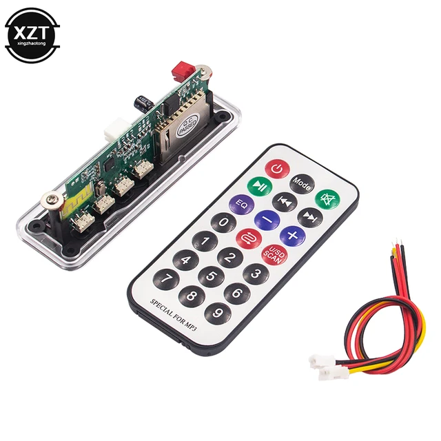 Reproductor MP3 con Bluetooth para coche, módulo de Audio USB SD AUX FM, módulo de Radio, reproductor de Audio para accesorios de coche, 5,0, 5V, 12V Reproductor MP3 con Bluetooth para coche, módulo de Audio USB SD AUX FM, módulo de Radio, reproductor de Audio para accesorios de coche, 5,0, 5V, 12V