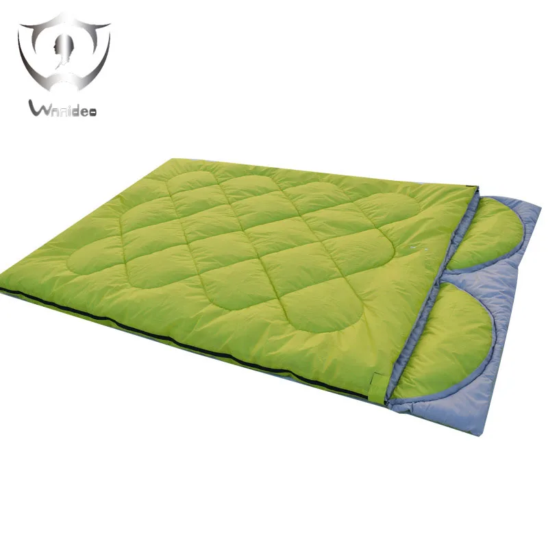 

2018 Wnnideo New Sleeping Bag Two Style FLannel Taffeta Material Green Blucr