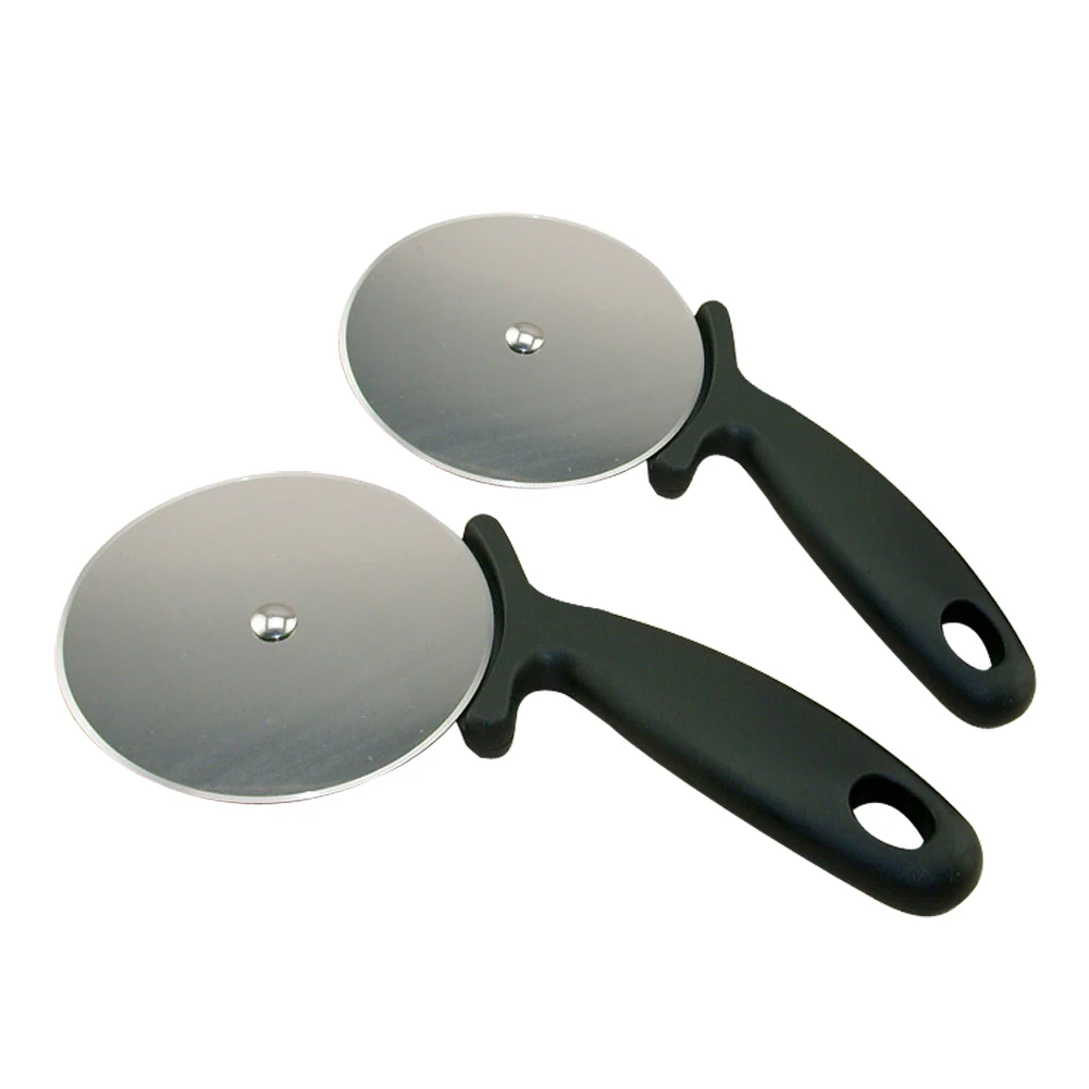 1 Piece Large Stainless Steel Pizza Cutter Wheel Pizza Cutter Round Cake Knife -46
