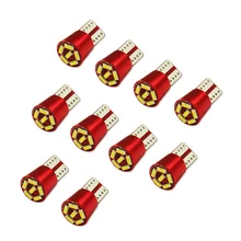 10 pçs t10 4014 6smd luzes de folga branco 6000 k w5w 194 lâmpadas led carro
