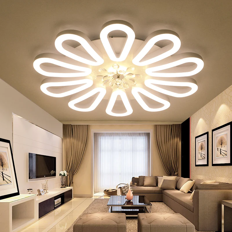 

Surface mounted modern led ceiling lights for living room Bedroom White lustre plafonnier luminaire Home Ceiling Lamp
