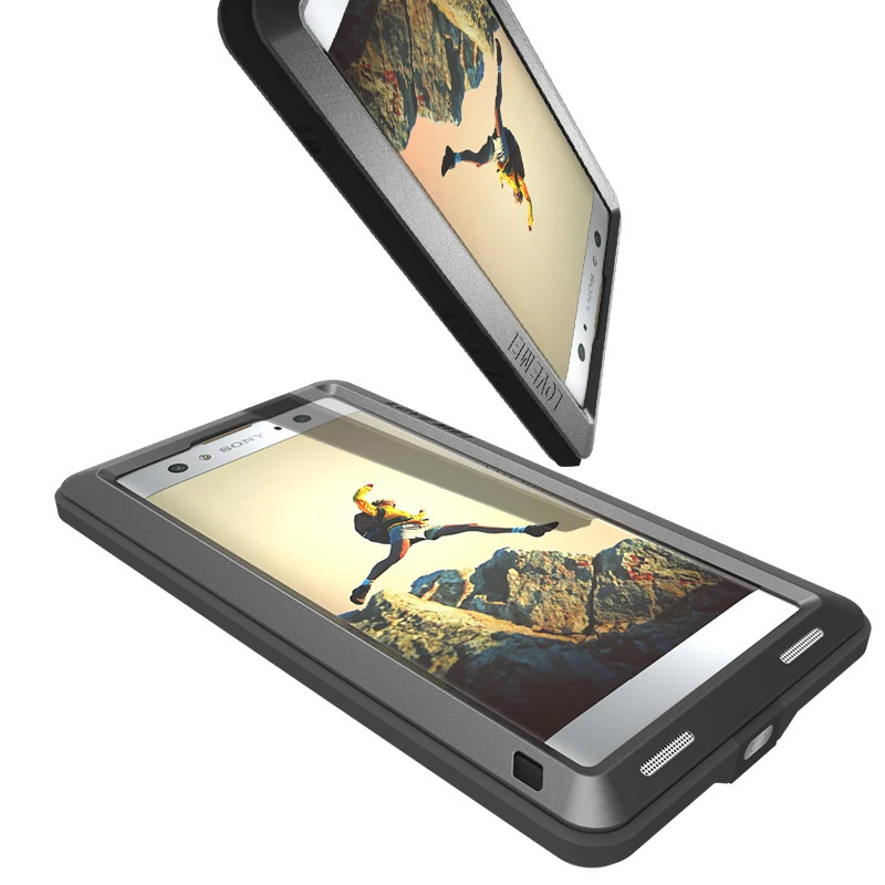 Водонепроницаемый чехол для Sony Xperia XA2 алюминиевый металлический ударопрочный