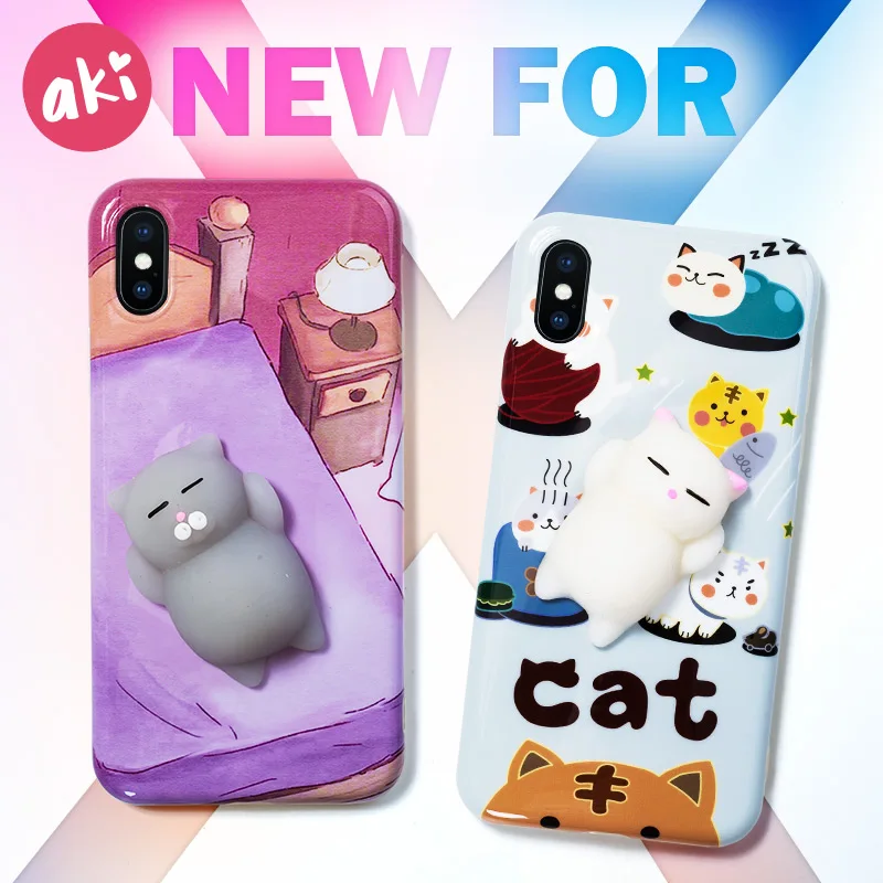 coque iphone 8 animaux squishy