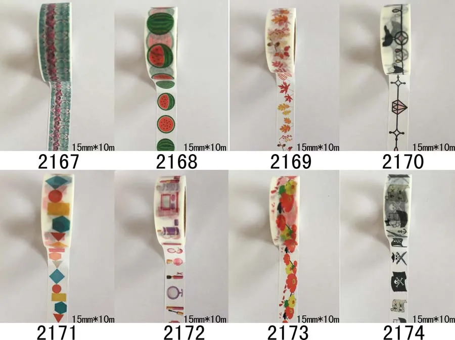 2291! шаблон jiataihe tape лента jadhesive декоративная лента, бумажная перфолента 15 мм X 10 м diy рождественская лента украшения