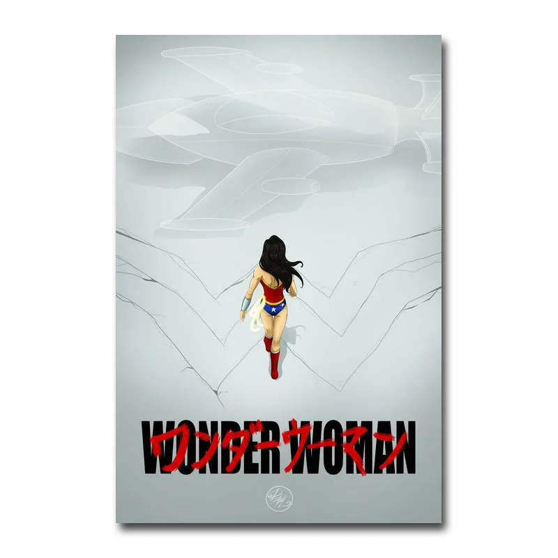 

Wonder Woman Anime Movie Poster Wall Art Canvas Print Painting 30x45 60x90cm Decoration Picture Wallpaper Bedroom Decor