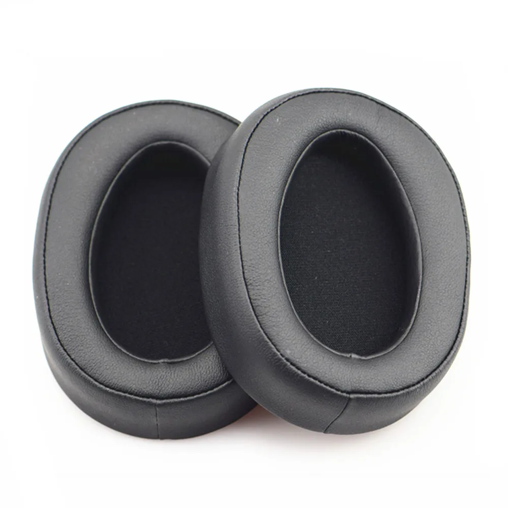 

1 Pair of Black Leather Earpads Cover Ear Pads Cushion Earmuffs Replacement for Sony MDR-100ABN WH-H900N Headphones
