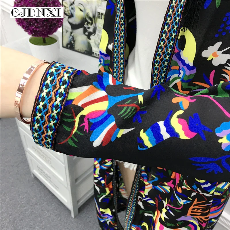 floral print Kimono