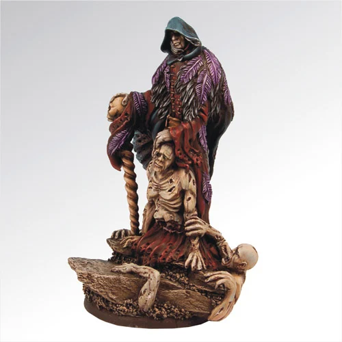

[tuskmodel] 54MM resin model kit mantus the necromancer (includ base)