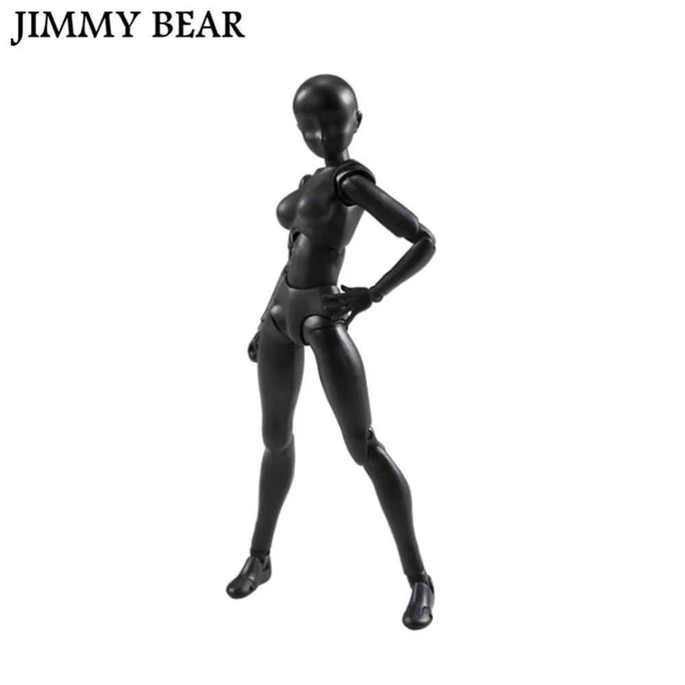 

JIMMY BEAR Body Chan Black Color 15cm SHF S.H.Figuarts (SHF) PVC Action Figure In Box