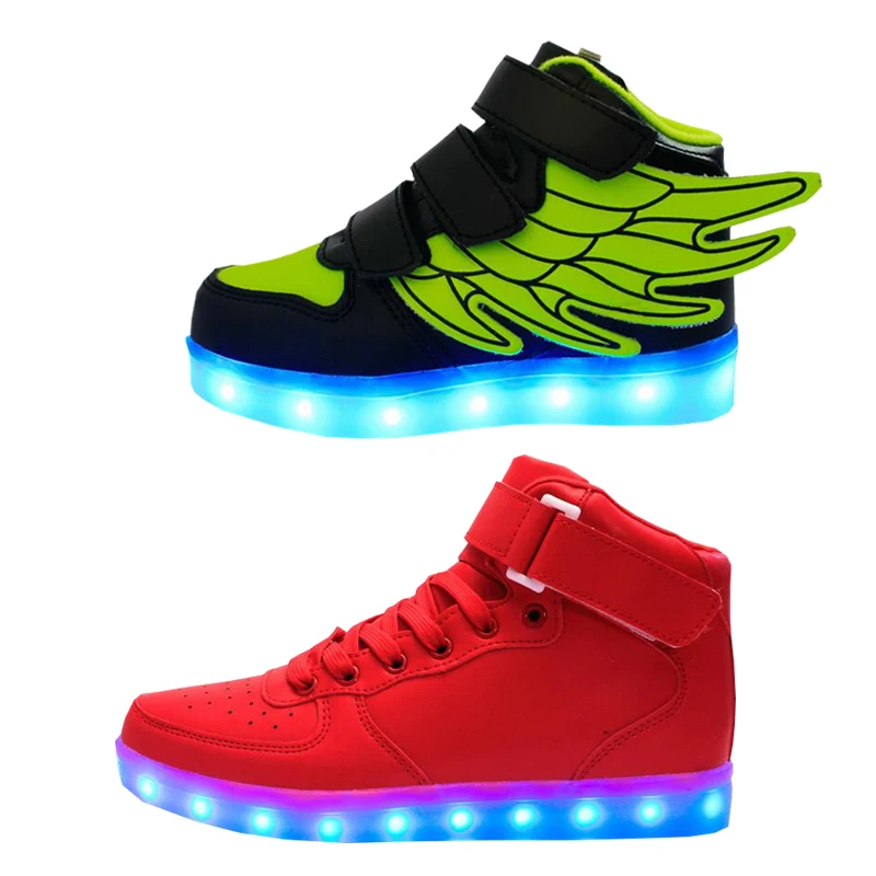 Led Schoenen/велосипедная корзина; chaussure lumineuse Enfant Garcon; повседневная обувь с подсветкой для мальчиков и девочек; Fille; детская обувь с подсветкой