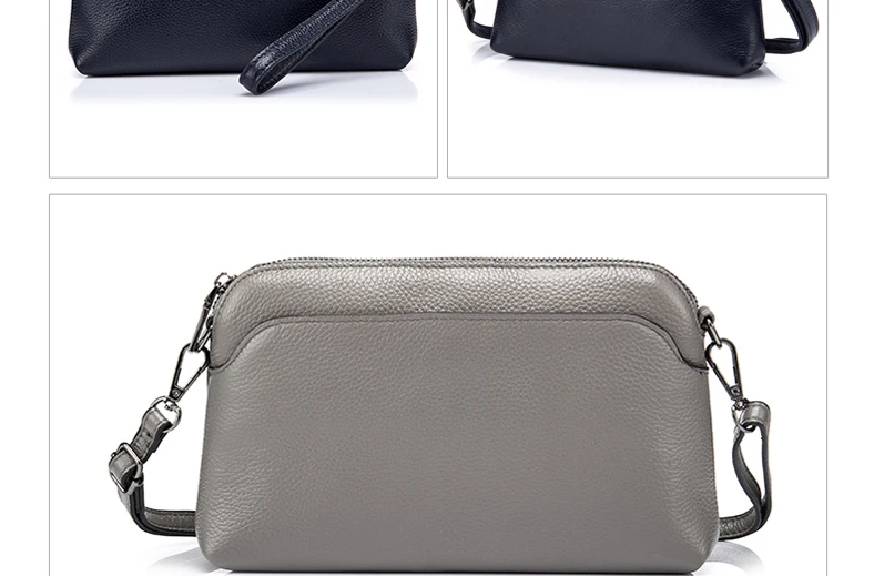 Lomelobo HBL6113 Details (19) Fashion Women Brand Genuine Leather Shoulder Bag