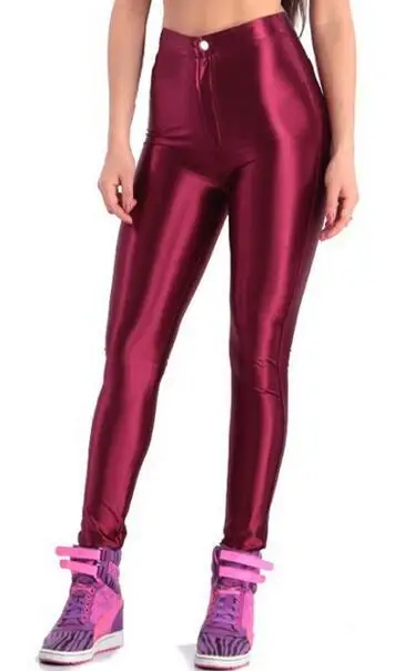 2019 American Style Pencil Pants Shiny Disco Pants High Waist Women's Trousers Leggings Pants 2019 American Style Pencil Pants Shiny Disco Pants High Waist Women's Trousers Leggings Pants