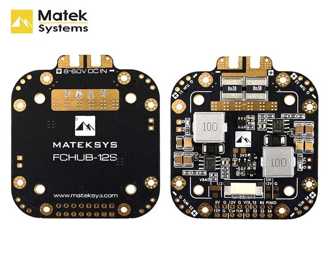 

Matek Systems XCLASS FCHUB-12S PDB Board 5V & 12V Output w/ Current Sensor 3-12S Lipo For RC Models Spare Part DIY Accs